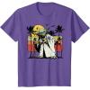 image:imageStar Wars Yoda Retro Striped Vintage Sunset Beach TShirt TShirtPurple Heather