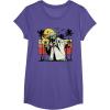 image:imageStar Wars Yoda Retro Striped Vintage Sunset Beach TShirt TShirtPurple Heather
