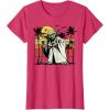image:imageStar Wars Yoda Retro Striped Vintage Sunset Beach TShirt TShirtRed Heather
