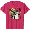 image:imageStar Wars Yoda Retro Striped Vintage Sunset Beach TShirt TShirtRed Heather