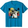 image:imageStar Wars Yoda Retro Striped Vintage Sunset Beach TShirt TShirtSapphire Blue