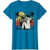 image:imageStar Wars Yoda Retro Striped Vintage Sunset Beach TShirt TShirtSapphire Blue