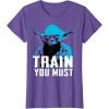 image:imageStar Wars Yoda Small You are Train You Must Graphic TShirt TShirtPurple Heather