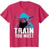 image:imageStar Wars Yoda Small You are Train You Must Graphic TShirt TShirtRed Heather