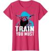 image:imageStar Wars Yoda Small You are Train You Must Graphic TShirt TShirtRed Heather
