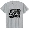 image:imageStar Wars Yoda Train You Must Active Graphic TShirt TShirtHeather Grey
