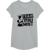 image:imageStar Wars Yoda Train You Must Active Graphic TShirt TShirtHeather Grey