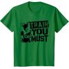 image:imageStar Wars Yoda Train You Must Active Graphic TShirt TShirtKelly Green