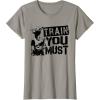 image:imageStar Wars Yoda Train You Must Active Graphic TShirt TShirtSlate Grey