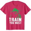 image:imageStar Wars Yoda Train You Must Green Graphic TShirt TShirtRed Heather