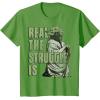 image:imageWomens Star Wars Yoda Looks Up While Down Strugglin He Is TShirt XL BlackGrass Green