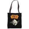 image:imageStar Wars Halloween Drip Paint Logo Yoda Face Tote Bag