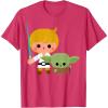 image:imageStar Wars Luke Yoda Cute Cartoon Jedi In Training TShirt TShirtRed Heather