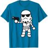 image:imageStar Wars Stormtrooper Cute ChibiKawaii Graphic TShirt TShirtSapphire Blue