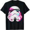 image:imageStar Wars Stormtrooper GeometricPrism Helmet Graphic TShirt TShirtBlack