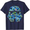 image:imageStar Wars Stormtrooper Hawaiian Print Helmet Graphic TShirt TShirtNavy Blue