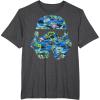 image:imageStar Wars Stormtrooper Hawaiian Print Helmet TShirt C1 TShirtDark Heather Grey