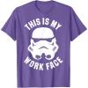 image:imageStar Wars Stormtrooper Work Face Helmet TShirtPurple Heather