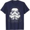 image:imageStar Wars Tattoo Stormtrooper Helmet Graphic TShirt TShirtNavy Blue