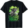 image:imageStar Wars The Clone Wars Yoda Attack TShirtBlack