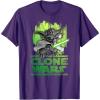 image:imageStar Wars The Clone Wars Yoda Attack TShirtPurple