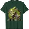 image:imageStar Wars The Clone Wars Yoda Epic Are My Jedi Skills TShirtDark Green