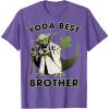 image:imageStar Wars Yoda Best Brother Rebel Logo TShirtPurple Heather