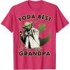 image:imageStar Wars Yoda Best Grandpa Rebel Logo TShirtRed Heather