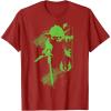 image:imageStar Wars Yoda Jedi Master TShirt TShirtCranberry Red