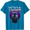 image:imageStar Wars Yoda Jedi Master The Ultimate Retro 80s TShirt TShirtSapphire Blue