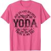 image:imageStar Wars Yoda Master 1980 Do Or Do Not TShirtPink Heather