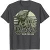 image:imageStar Wars Yoda One For Me Retro Graphic TShirt TShirtDark Heather Grey