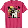 image:imageStar Wars Yoda Retro Striped Vintage Sunset Beach TShirt TShirtRed Heather
