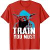 image:imageStar Wars Yoda Small You are Train You Must Graphic TShirt TShirtRed