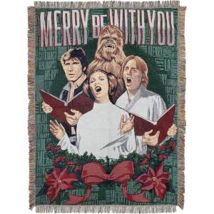 image:imageNORTHWEST Star Wars Woven Tapestry Throw Blanket 48 x 60 Storm AheadCaroling Caroling