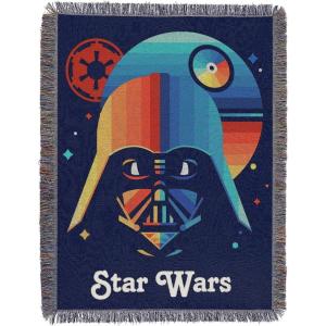 image:imageNORTHWEST Star Wars Woven Tapestry Throw Blanket 48 x 60 Storm AheadMoonrise