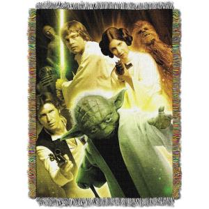 image:imageNORTHWEST Star Wars Woven Tapestry Throw Blanket 48 x 60 Storm AheadSmall Rebel Force