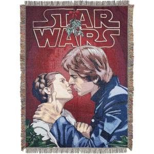 image:imageNORTHWEST Star Wars Woven Tapestry Throw Blanket 48 x 60 Storm AheadSpace Kiss