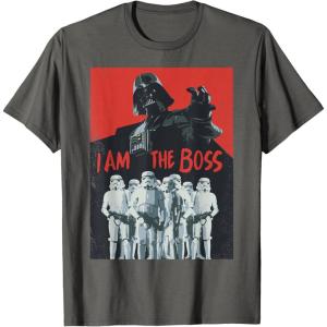 image:imageStar Wars Darth Vader I Am The Boss Stormtrooper TShirtAsphalt Grey