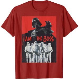 image:imageStar Wars Darth Vader I Am The Boss Stormtrooper TShirtCranberry Red