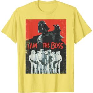 image:imageStar Wars Darth Vader I Am The Boss Stormtrooper TShirtLemon Yellow