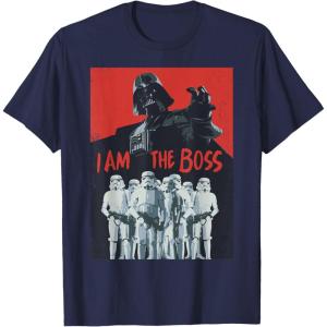 image:imageStar Wars Darth Vader I Am The Boss Stormtrooper TShirtNavy Blue