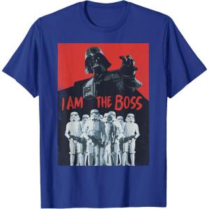image:imageStar Wars Darth Vader I Am The Boss Stormtrooper TShirtRoyal Blue