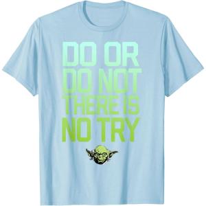 image:imageStar Wars Do Or Do Not There Is No Try Yoda TShirt C2 TShirtBaby Blue