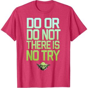 image:imageStar Wars Do Or Do Not There Is No Try Yoda TShirt C2 TShirtRed Heather