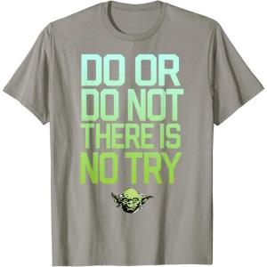 image:imageStar Wars Do Or Do Not There Is No Try Yoda TShirt C2 TShirtSlate Grey