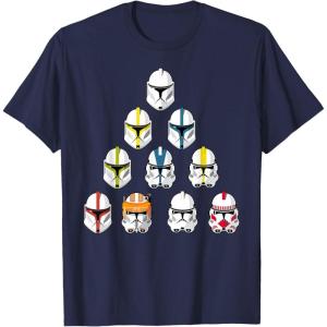 image:imageStar Wars Imperial Stormtroopers Helmet Pyramid TShirt TShirtNavy Blue
