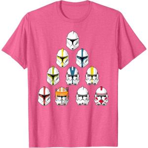 image:imageStar Wars Imperial Stormtroopers Helmet Pyramid TShirt TShirtPink Heather