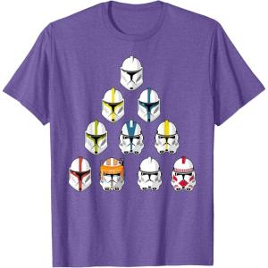 image:imageStar Wars Imperial Stormtroopers Helmet Pyramid TShirt TShirtPurple Heather