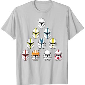 image:imageStar Wars Imperial Stormtroopers Helmet Pyramid TShirt TShirtSilver Grey